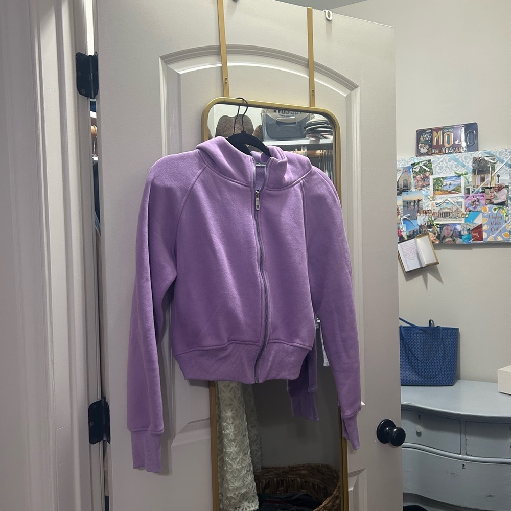 Women's Purple Zip-Up Hoodie